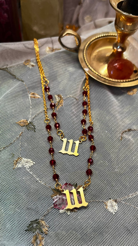 111 Ruby Necklace