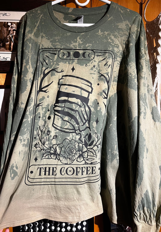 The Coffee Tarot ~ Long Sleeve Shirt