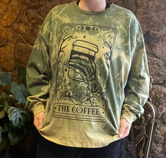 The Coffee Tarot ~ Long Sleeve Shirt