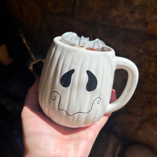 Bargain Bin ~ Candied Apple Ghost Mug Candle
