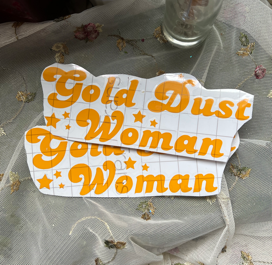 Gold Dust Woman Sticker