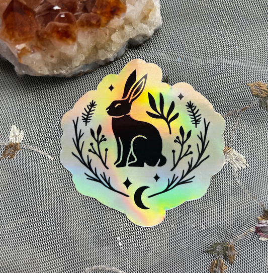 Celestial Hare Sticker