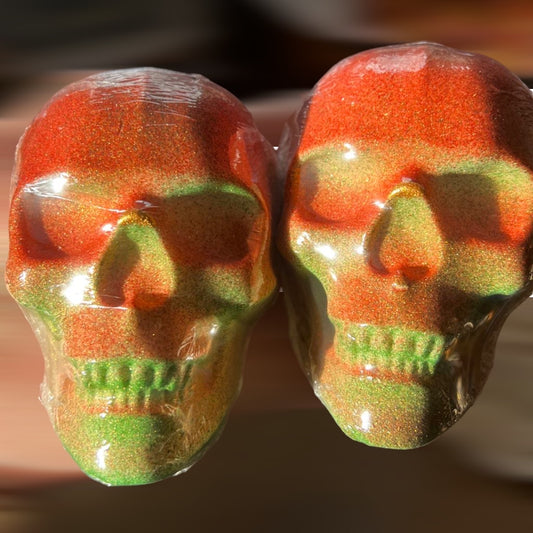 Apple Jam ~ Skull Bath Bomb