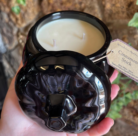 Black Pumpkin Jar Candle