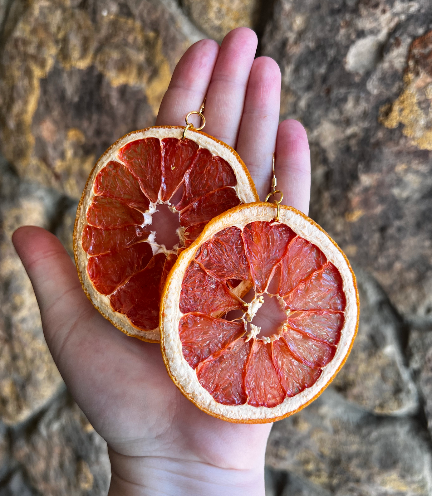 Grapefruit Earrings