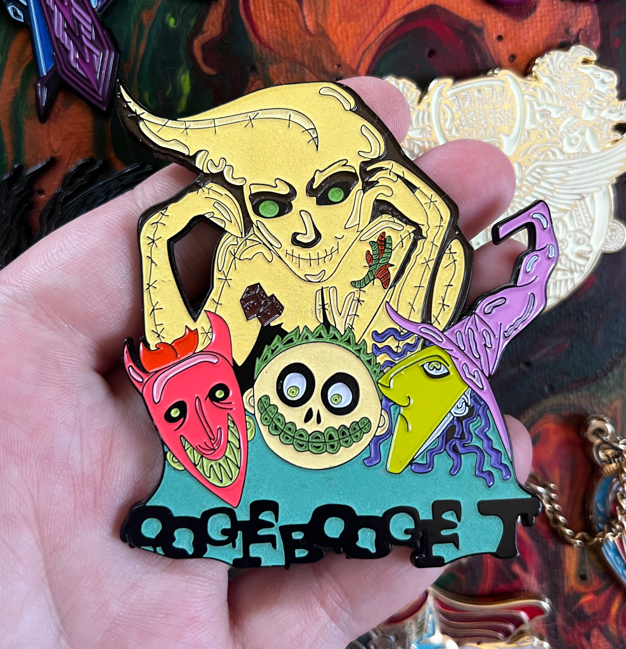 Oogie Boogie T Pin