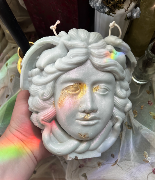 Bargain Bin ~ Icy Medusa Candle