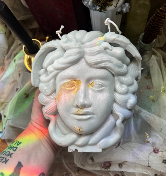 Bargain Bin ~ Icy Medusa Candle