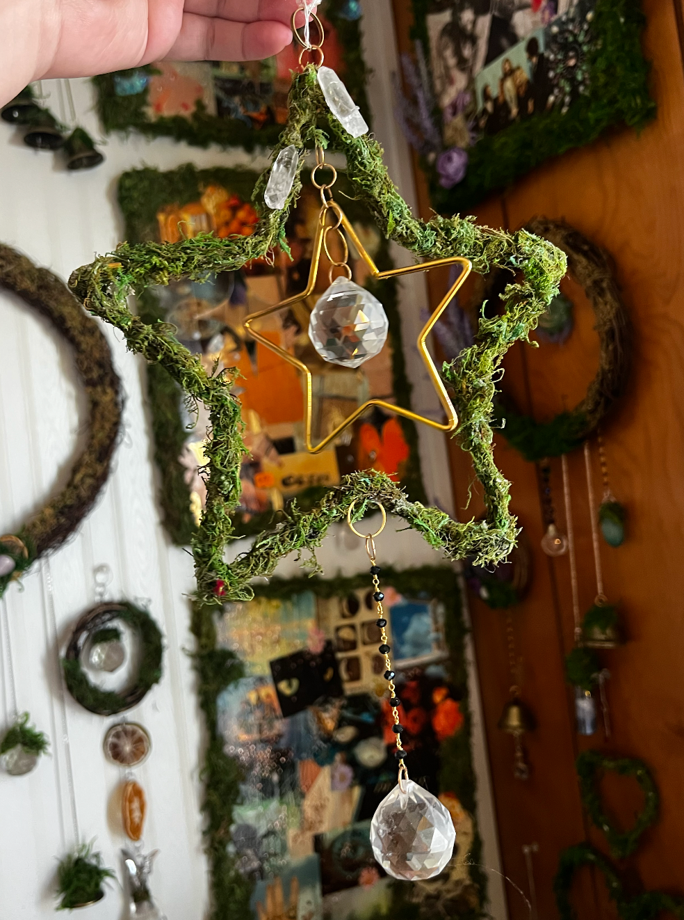 Shining Star Mossy Suncatcher