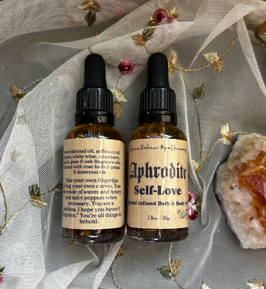 Aphrodite ~ Self Love Herbal Infused Bath & Body Oil