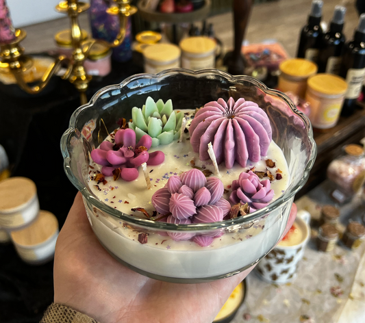 Succulent Candle