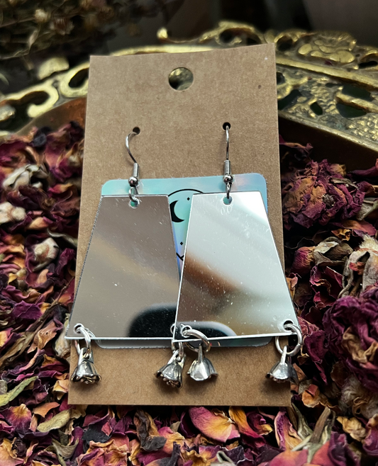 Rose Reflection Earrings